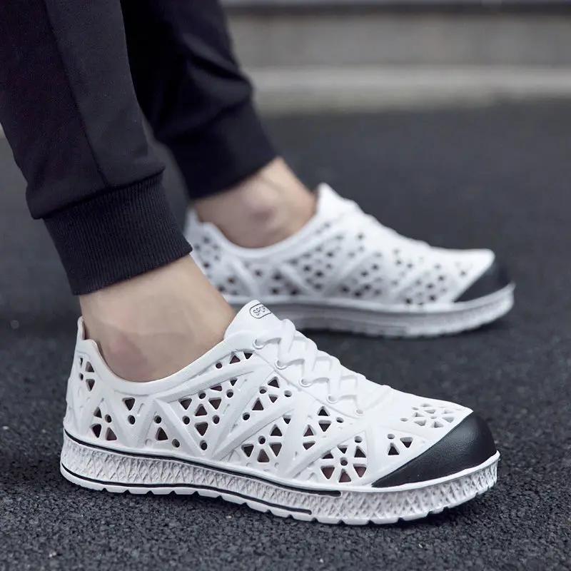 Fashion Ultralight Men's Sandal Hole Shoes Outdoor New Arrival High Quality Number 41 Expensives Summer 2025 39 Japanese Pvc Male Shoe