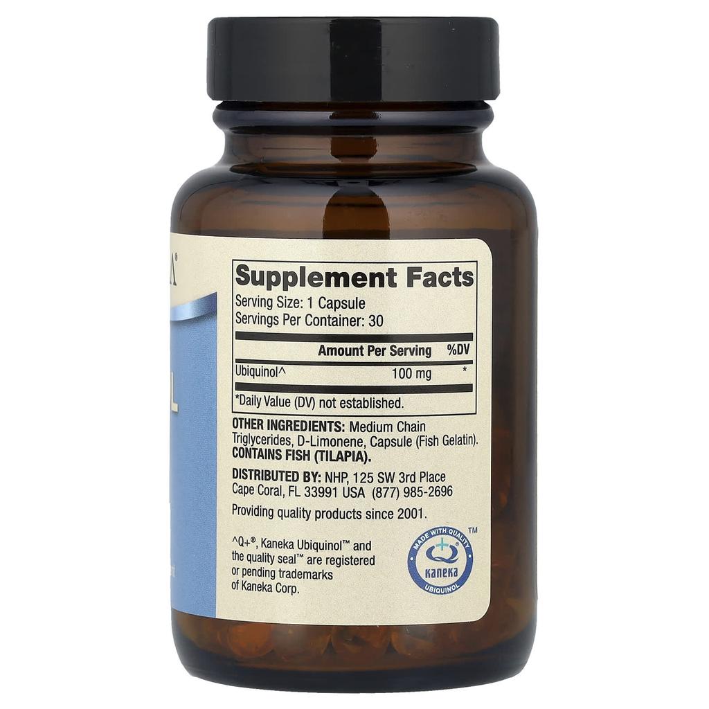 Dr. Mercola, Ubiquinol, 100 mg, 30 Capsules