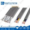 Elevator Travel Flat Shielded Cable with Dual Steel Wire 18*0.75 + (2*2*0.75) P3 Flexible Cable
