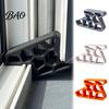 Sliding Window Stopper Wedge 2/3/4Pcs with Track Lock, Heavy Duty Safety Tool Free Security Wedge, No-Tool Installation Balcony Door Stop Lock