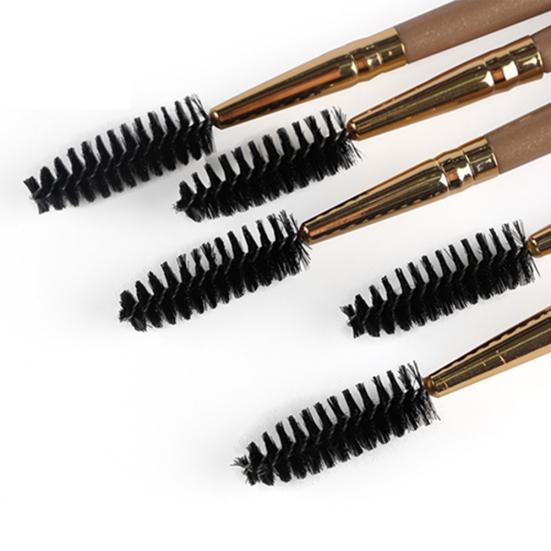 1Pc Makeup Powder Foundation Flat Contour Double End Eyebrow Brush Cosmetic Tool