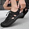 38-46 Summer Men's Large Fashion Outdoor Casual Sandals Handmade Mesh Breathable Sandals Beach Shoes
