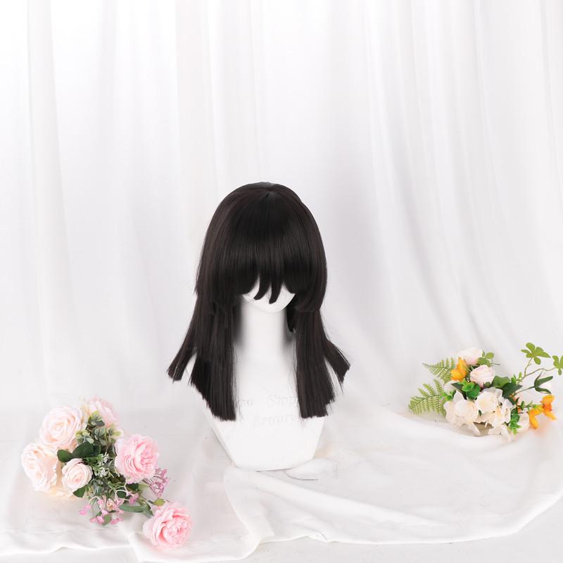 

Star Comic Serpent Hashira Iguro Obanai Cosplay Costume & Wig Set One Size