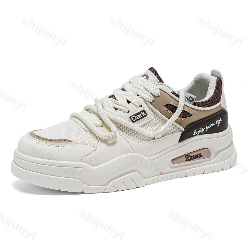 Fashion Casual Flat Shoes Men's 2025 Spring New Low Top Mesh Breathable Sports Shoes Fashion Trend Comfortable Lace-up Chunky sneakers