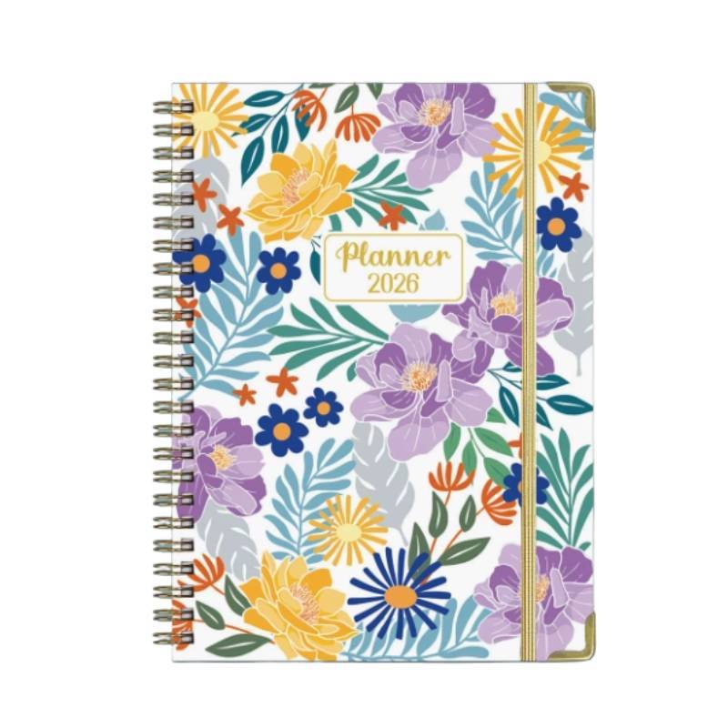 Business Notebook Spiral Binding With Double Paper For Office And Planning