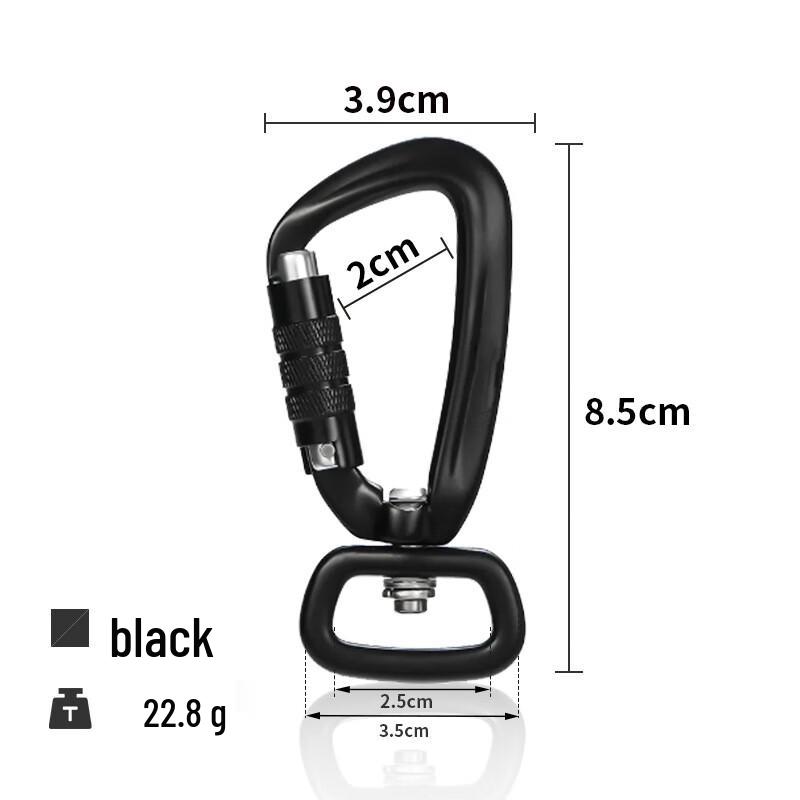 OLOMM Aviation Aluminum Pet Rotating Self-Locking Hook 1