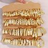 1-40 Pairs C-shaped UV Gold Plated Resin Stud Earrings Set - European & American Style