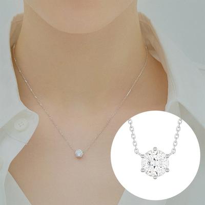 Collier Whitemond 1 carat