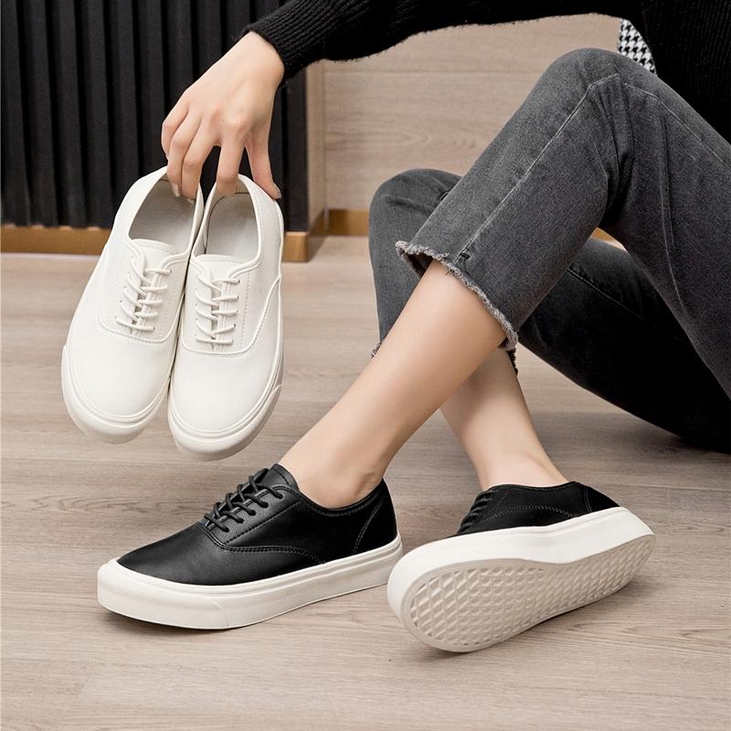 New Women Flat Sneakers Shoes Non-slip Women's Skateboard Shoes Breathable Student Female Shoes Running