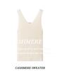 90g Pure Cashmere Reversible Women's Slim-fit V-neck Sleeveless Inner Vest