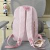 Student Schoolbag Large Capacity Check Backpack