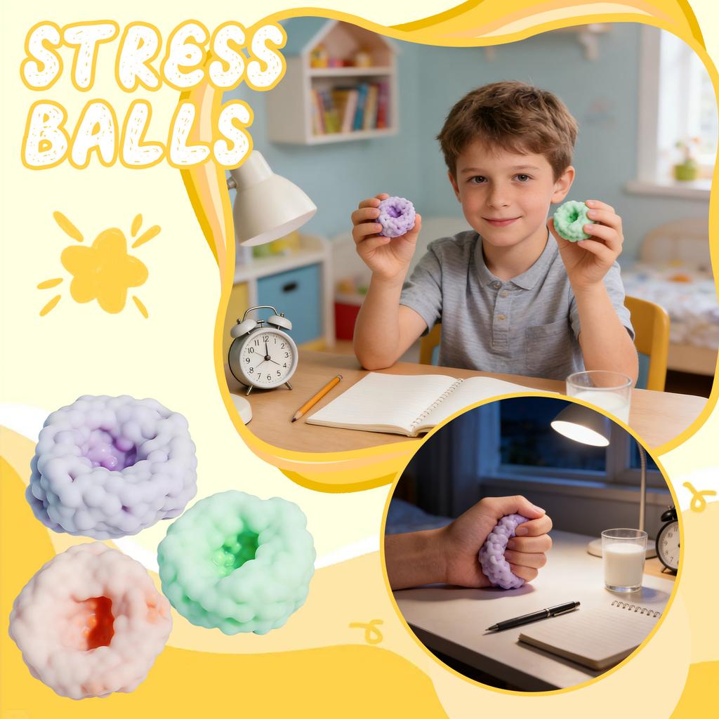 3pcs Stress Relief Toy Funny Sensory Toy