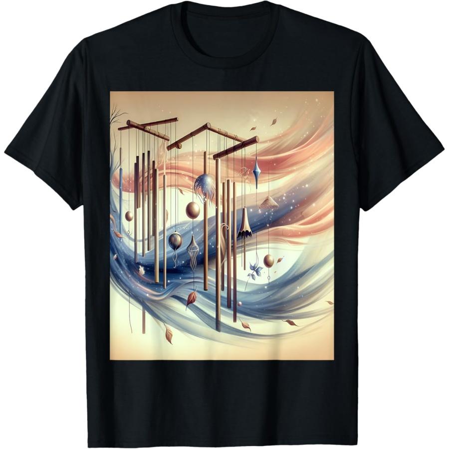 Storytelling Wind Chimes T-Shirt XXXXXL чёрный