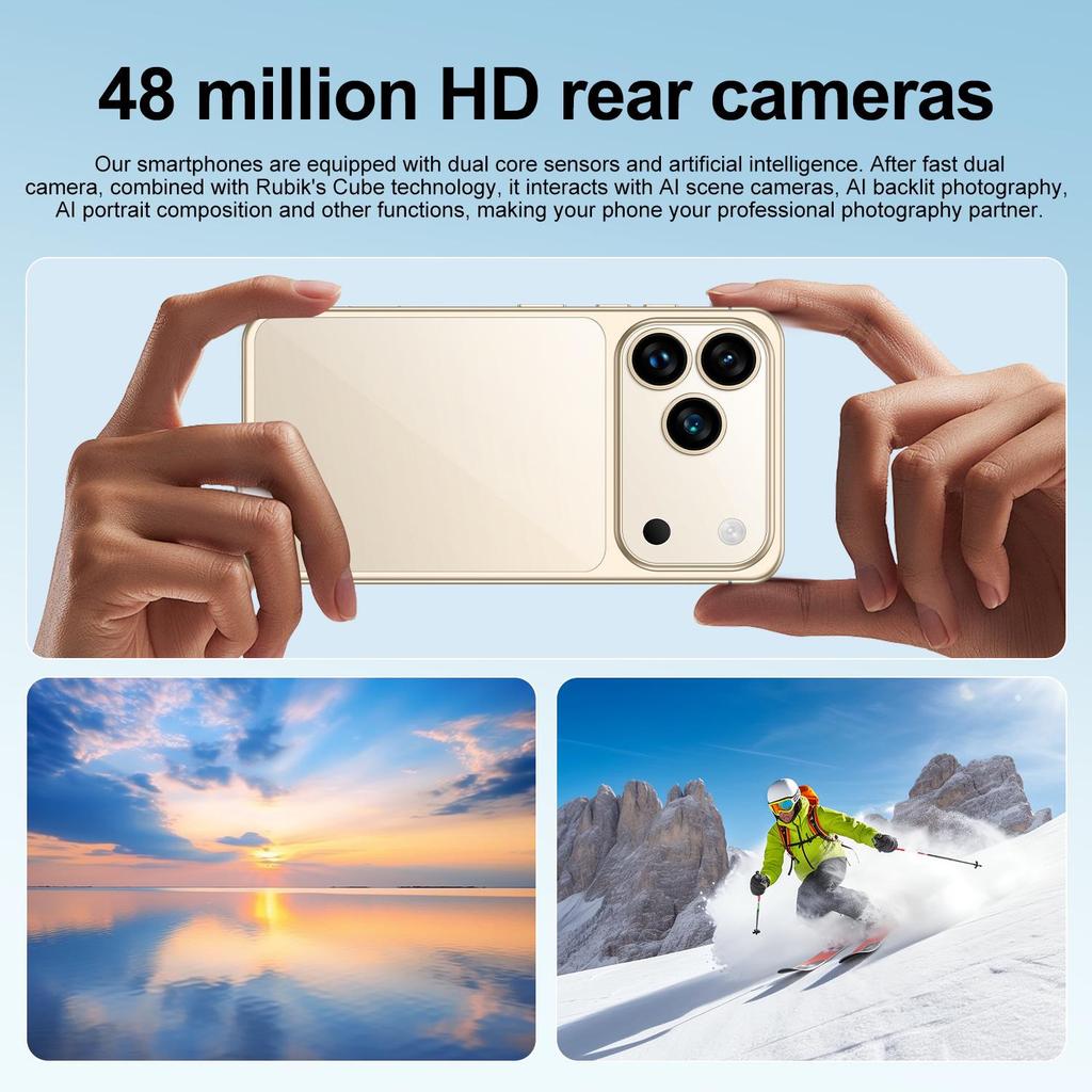 A17 Pro Max 5G Android Smart Phone 7.3-inch (16+1T)
