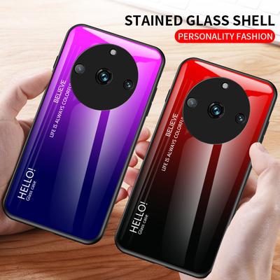 Case Realme11 Pro+ Gradient כיסוי זכוכית מחוסמת עבור OPPO Realme 11 10 9i 9 Pro Plus + Realme10 Realme11 כיסויי טלפון 5G