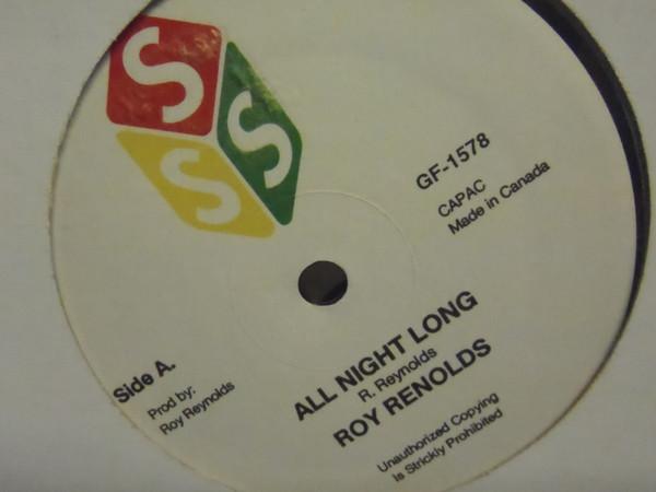 

12inch Record ROY REYNOLDS GENERAL FISHER All Night Long GF1578 SSS Canada Reggae Ska Dub Used