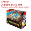 360 Pezzi/Set Carte Pokemon MEGA EVOLUZIONE SCARLET&VIOLE 151 Evoluzioni Prismatiche Black Bolt Booster Inglese Battaglia Transazione