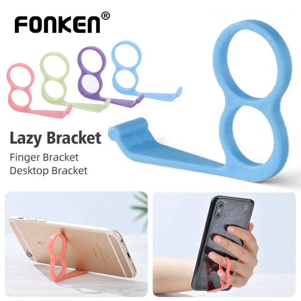 

Fonken 5 шт./компл. держатель для мобильного телефона поддержка кольца на палец пластиковый ручной кронштейн настольная подставка для мобильного телефона