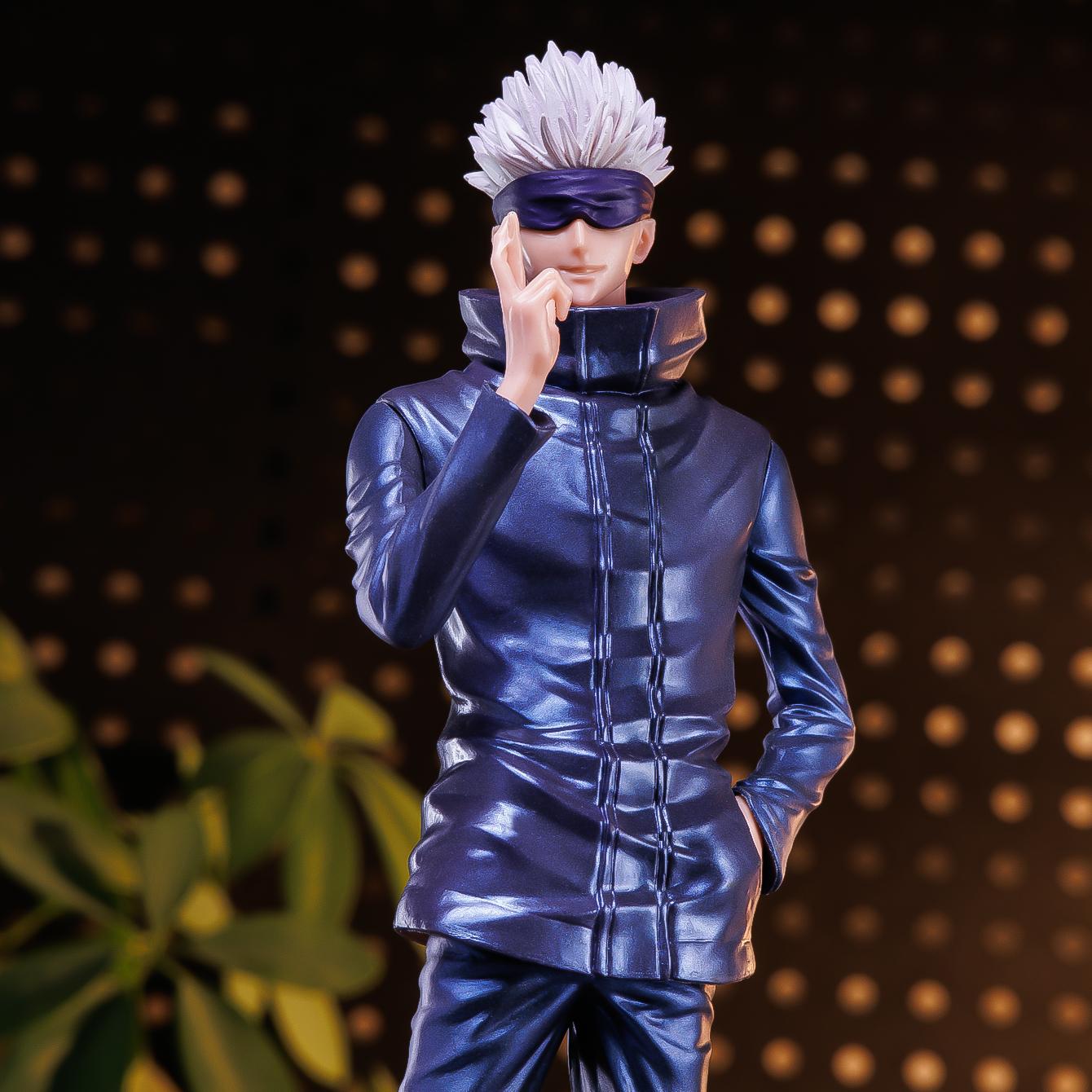 Магическая битва Годзё Сатору-сэнсэй гальваническая покраска модель статуэтки аниме аксессуары фигурка украшения дом автомобиль украшение шарнирное детализированное подвижное