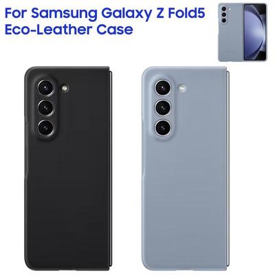 Samsung Original Eco-Leather Phone Case For Samsung Galaxy Z Fold5 Z Fold 5 Full Protection Soft Touch Leather Cover