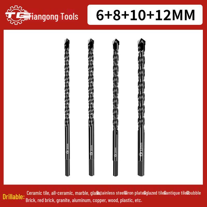 Tiangong Triangular Alloy Tile & Concrete Drill Bit