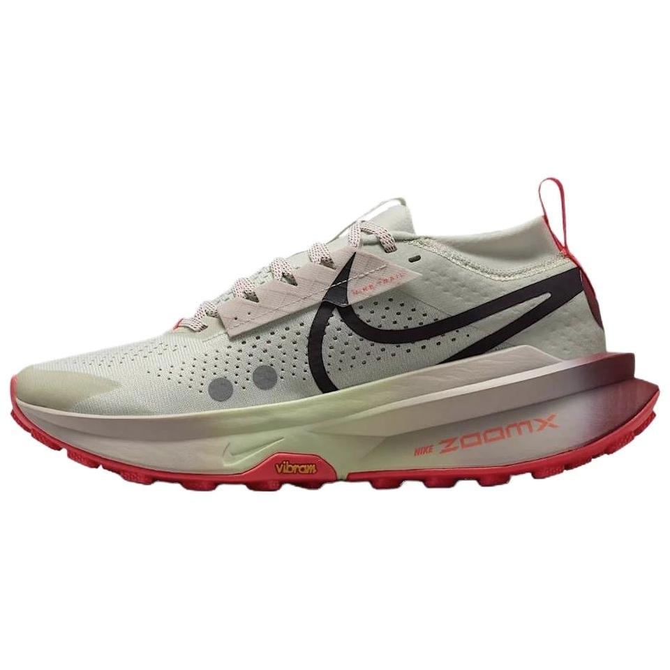 Nike Zegama 2 Trail Running Shoes Women s Light Gray Green Red FD5191-013 36