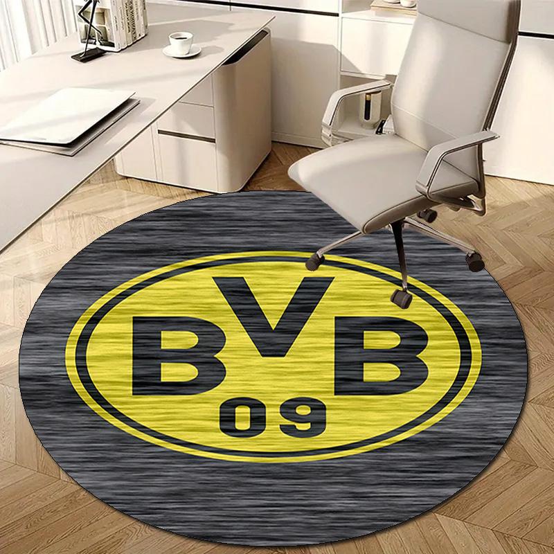 1pc B-BVB09 Print Round Carpet Chair Round Carpet Suitable for Bedroom Living Room Home Decorative Carpet