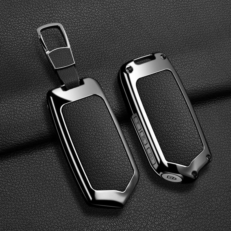 

Zinc Alloy For Kia K900 Stinger 2017 2018 2019 2020 4 Buttons Car Smart Remote Key Case Cover Shell Holder Keychain Protector