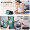 For iPhone 17 Case JEEHOOD J05 Leather Mobile Cover with Detachable Magnetic Card Bag