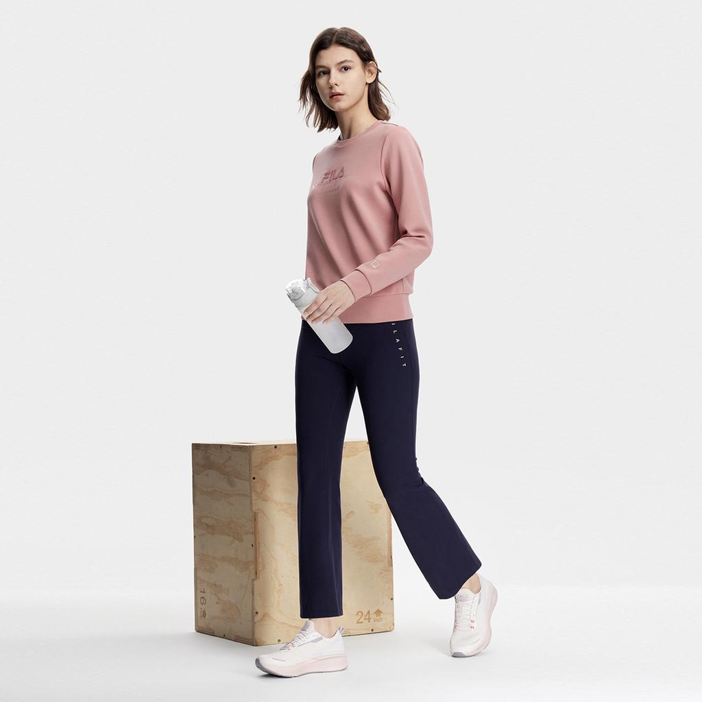 New FILA Sweatshirt Women's Dark Rose Red A11W341205FWI