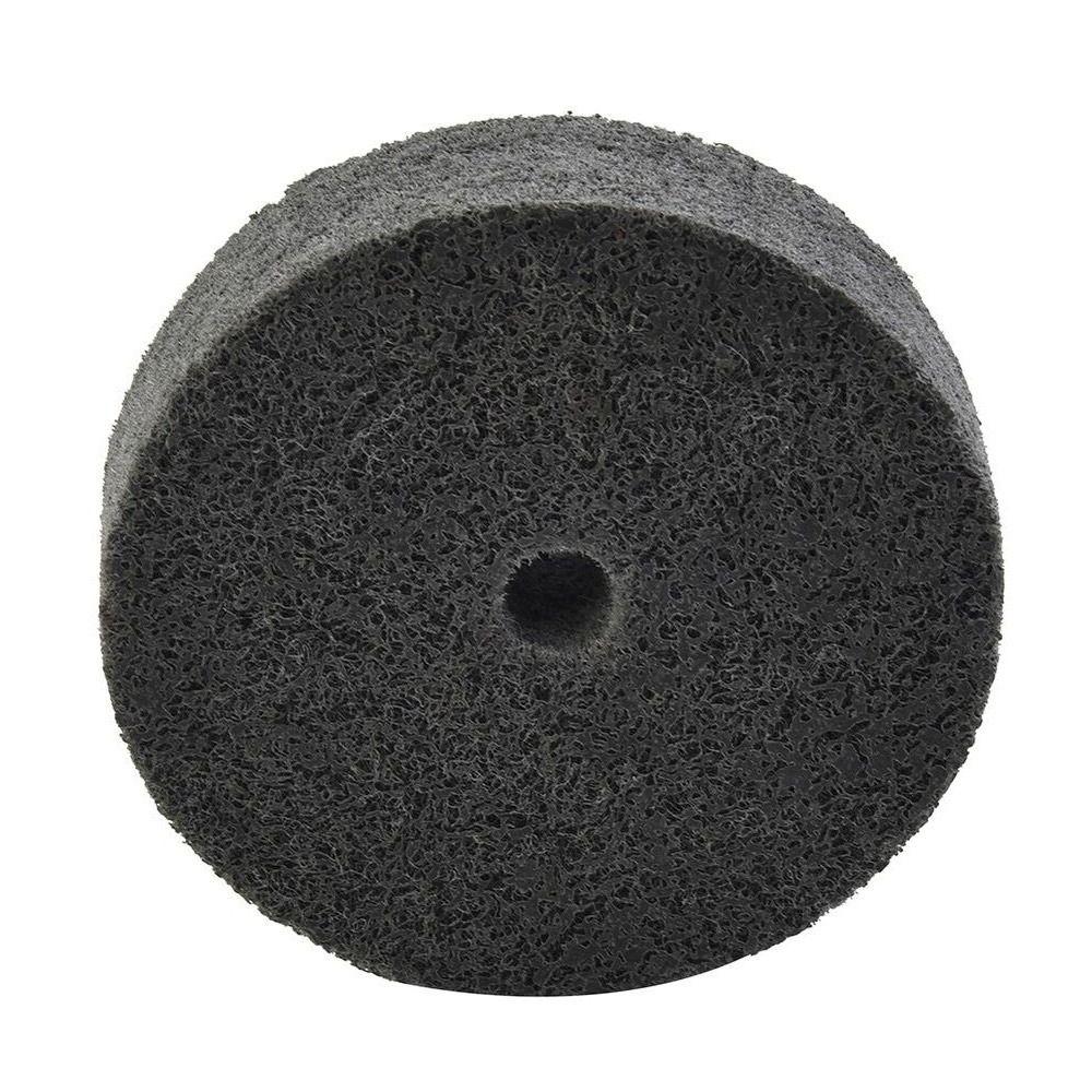2Pcs 3-inch Fiber Polishing Buffing Wheel Nylon Polisher Pad For Bench Grinder Tool