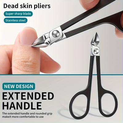Cuticle Scissors for Removing Dead Skin and Hangnails Sharp and Precise 5mm Stainless Steel Nail Tools with Curved Edges | Durable Nail Tools