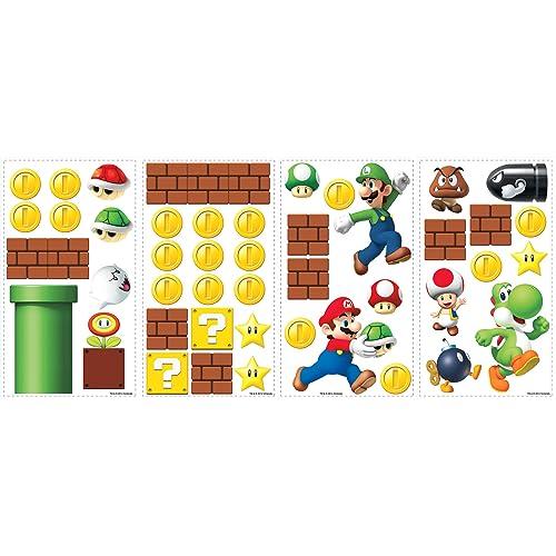 RoomMates Nintendo Super Mario Build a Scene Peel and Stick Wall Decal - RMK2351SCS Multi