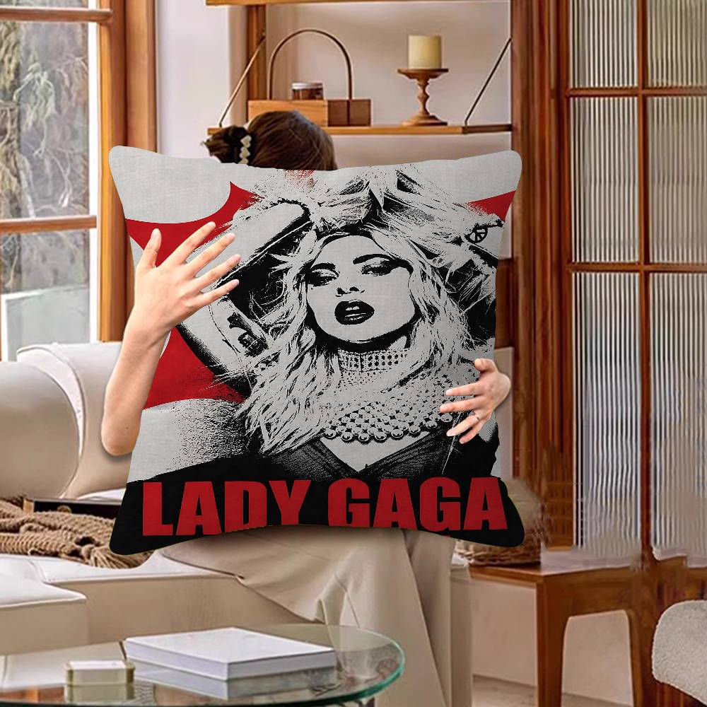 Singer Llady Gaga Pillow Anime Pillow Sofa Bed Head Pillow Cover Cushion Cover x cm Fashion