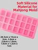 Chinesische Zeichen Silikon Backwerkzeuge DIY Kuchen Dekoration Groß und Klein Glück und Langlebigkeit Formen