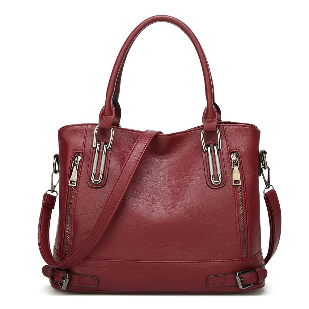 New women's bags, European and American handbags, tote bags, large-capacity women's commuting versatile shoulder bags, messenger bags