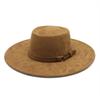 Style Fashion Felt Hat With Wide Brim And Embroidered Totem For Women