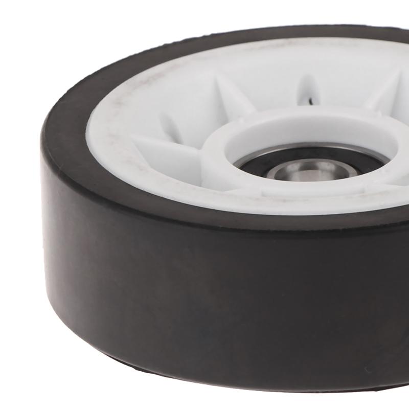 1Pcs Tumble Dryer Rubber Wheel Support Wheel For Heat Pump Tumble Dryer Rubber Wheel Support Wheel