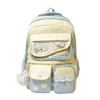 Schoolbag new 1011 high-value backpack female student large-capacity lightweight schoolbag female cute pain bag junior high school backpack