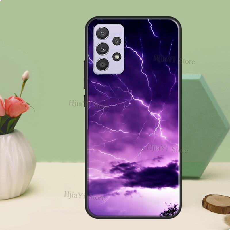 Sky Lightning Style Case For Samsung A54 A34 A24 A14 A51 A71 A12 A22 A32 A52 A72 A73 A33 A53 A13 Back Cover