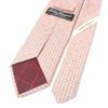 Pristine Salvatore Ferragamo tie Shell pattern wide tie pink silk mens Used