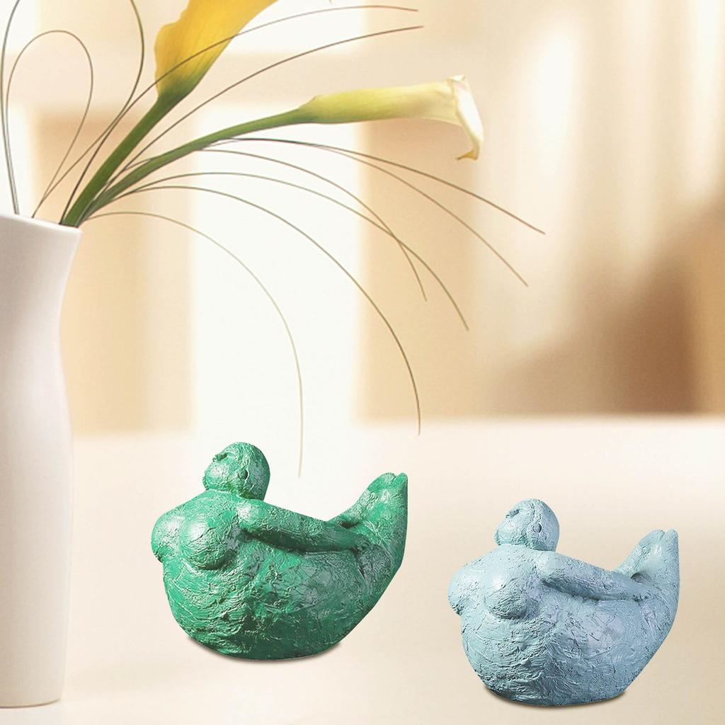 Abstract Sculpture Elegant Yoga  Woman Resin Art Bedroom Living Room Home Decoration