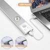 30/40 cm Cat Eye LED Bar Noční světlo PIR pohybový senzor Bodové světlo USB dobíjecí magnetická lampa do ložnice pod kuchyňskou skříňkou