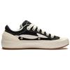 New LiNing Wave Abrasion Resistant Slip Resistant Low Top Skateboard Shoes Women's Black White AEPU022-1