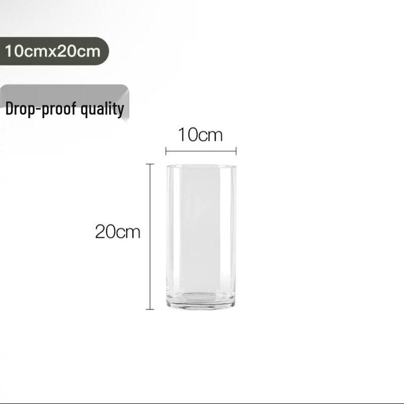 ZISIZ Simple Transparent Anti-drop PP Vase