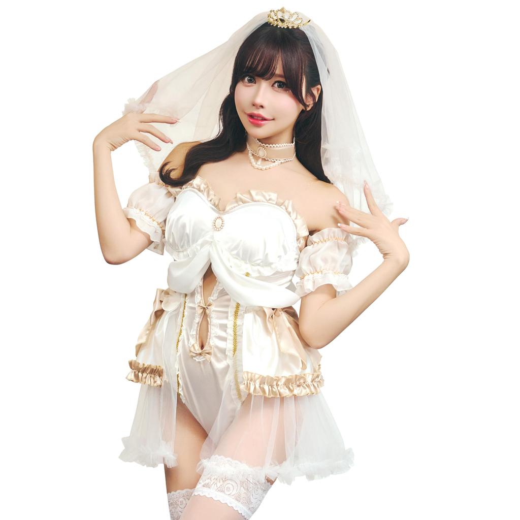 Clearstone Halloween Champagne Bride Cosplay Gold Costume, Women's,