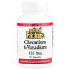 Natural Factors Chromium & Vanadium 125mcg, 90 Capsules