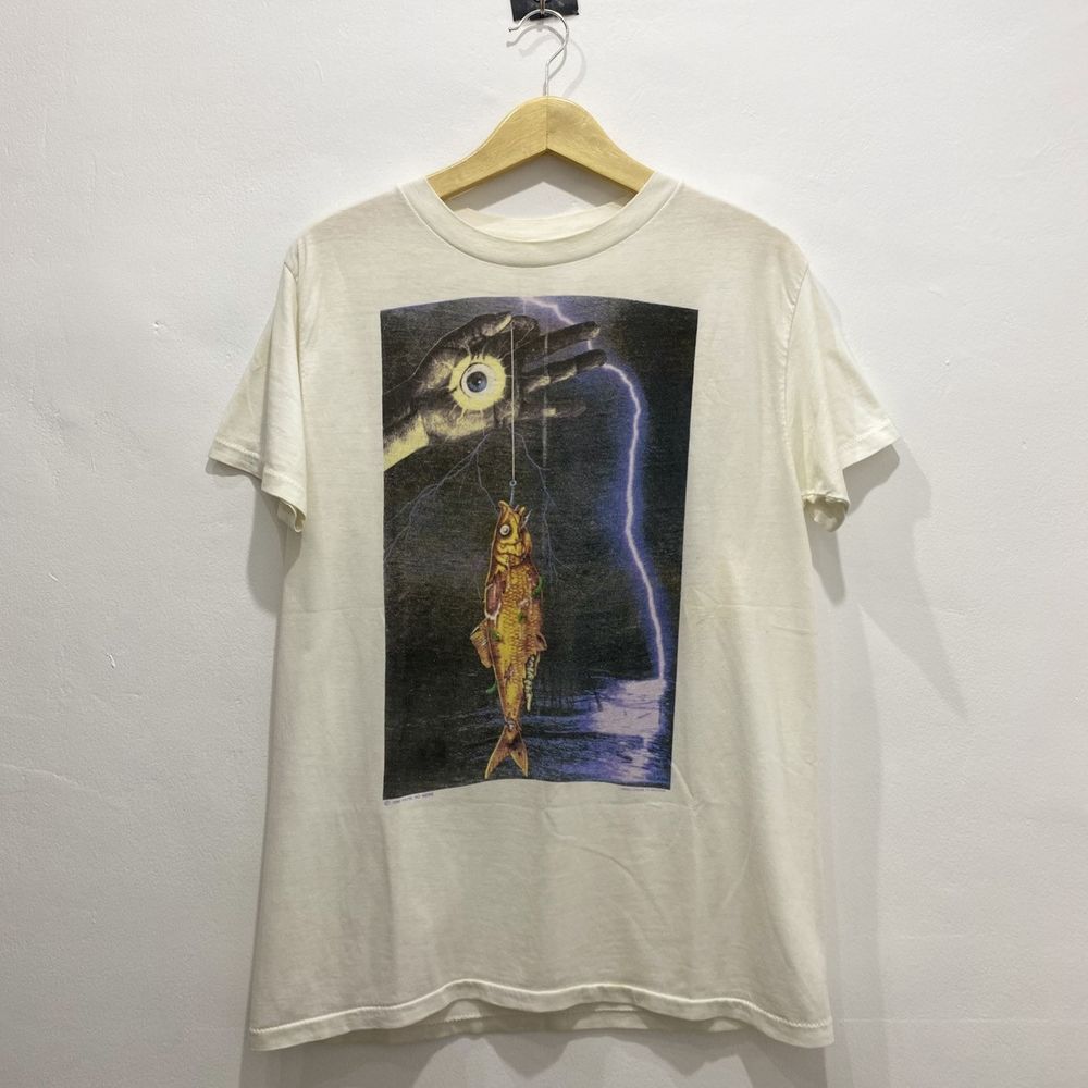 

Rare Faith No More 1990 The Fish Lives Black Unisex Tshirt Men Women KH12137 Unisex T-Shirt L