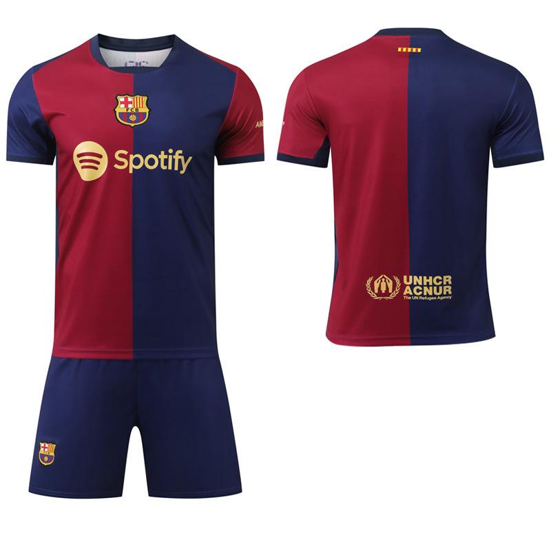 2024-25 Barcelona gold home jersey #9 Lewandowski #19 Yamal Football Jerseys