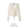 Kaslead New Women Clothes Western Style Versitile Fashion Rivet Lace Top 4813802 712